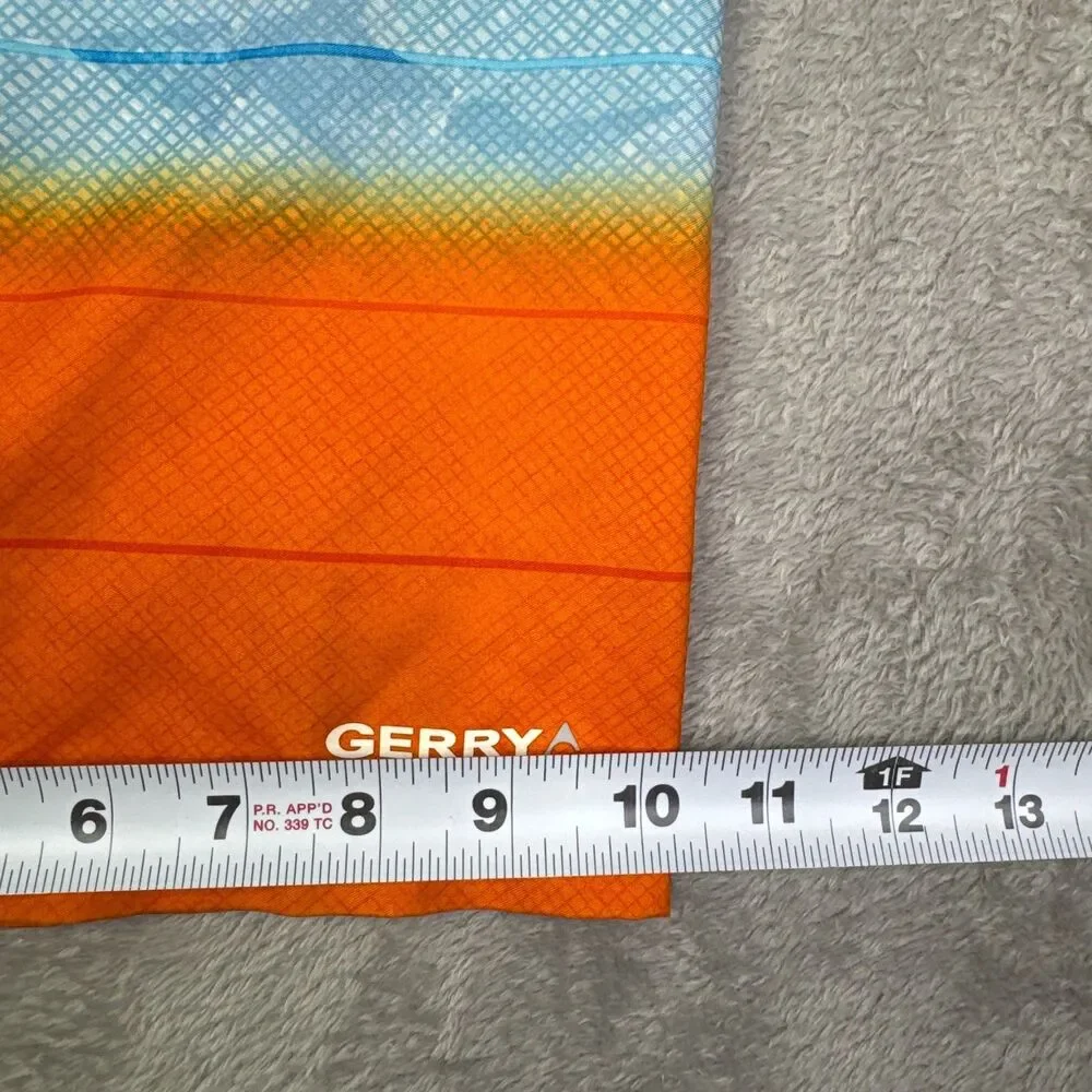 Gerry Swim Trunks Shorts Boys XL 18/20 Multi Sharks Print Lace Up Beach Wear